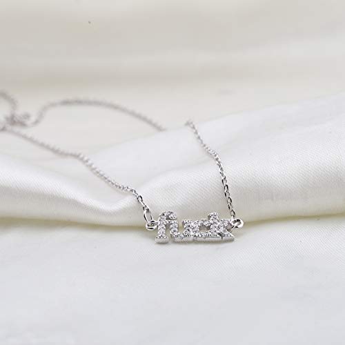 PLITI Swear Word Gifts Gold Fuck Necklace with Crystal Fuck Jewelry Inspirational Gifts (fuck necklace S)3