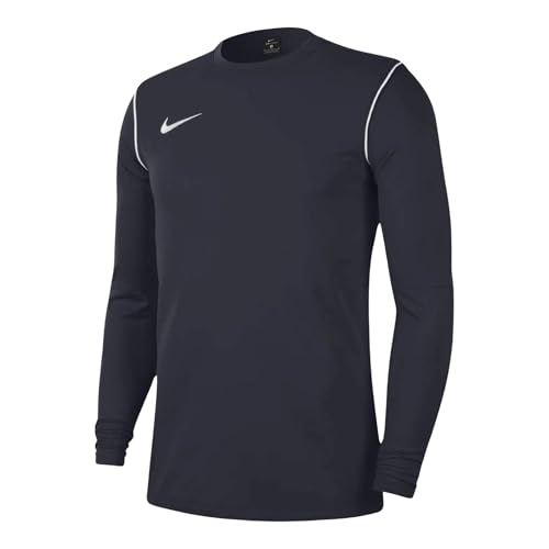 Nike Unisex Kinder Long Sleeve Top Y Nk Df Park20 Crew Top R, Obsidian/White/White, FJ3008-451, XS – Ansicht 1