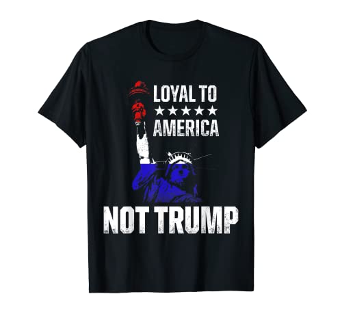 Anti-Trump 2020 US Flag Art Against Trump USA Election T-Shirt