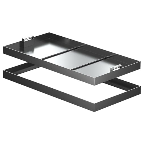 Couvercle de regard invisible 90x90 cm avec poignées pour fosse septique