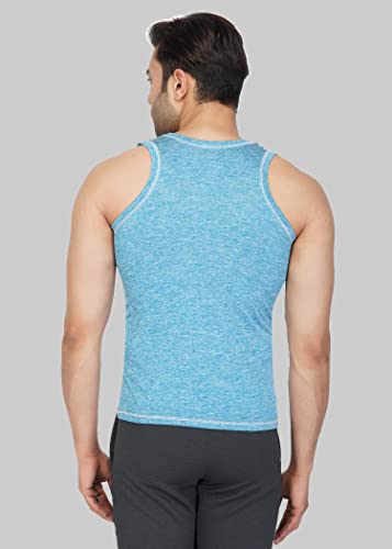 Image of Vector X OMT-199 Men Sleeveless Tshirt, Textured Vest for Men, Polyester Sando for Gym, Cycling, Running, & Other Sports