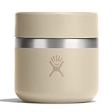 Hydro Flask Food Jar – Insulated Stainless Steel, Snack Travel Container for Hot Food, Lunch, & Soup 8 Oz Oat Tan