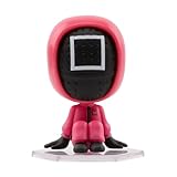 YuMe Calamar Game Bobble Head - Minifigura coleccionable de enmascarado de 2.5 pulgadas en caja con ventana de héroe | Producto oficial de Netflix | Regalo de juguete para niños, adultos y fanáticos