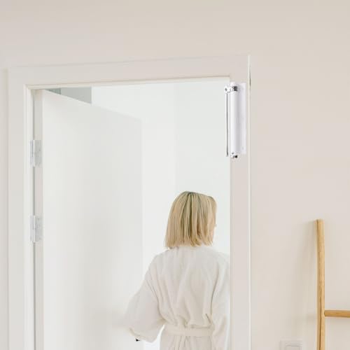 Cierrapuertas automático de madera y metal para accesos residenciales 6