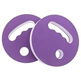 Mikikit Flotador De Mano para Nadar Discos Redondos De Espuma Eva Herramienta De Entrenamiento De Natación Equipo De Piscina para Adultos y Principiantes Ejercicio Aeróbico Acuático