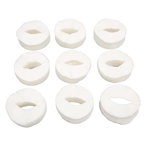 Qianjyvous DIY White Spa Eye Mask Paper Sheets, Ultra Thin Disposable Eye Mask Patches for Moisturizing Eye Care, Lash Extension & Dark Circle Reduction, 900 Pcs Cotton Linter Eye