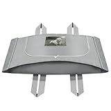 AVIMO Pet Burial Bag for Dogs, Cats, Small Pets Under 20lb - Pet Caskets or Burial Boxes Alternative, Eco-Conscious Pet Body Bag with Handle & Custom Memorial Surface (Gray, S)