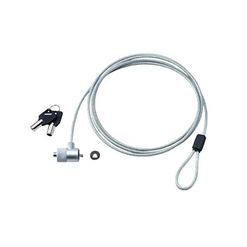 コクヨ パソコンロックキット 一体型鍵式 ワイヤー直径4.2mm×2m EAS-L4N 【まとめ買い3個セット】