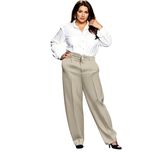 Pantalon de jogging plissé pour femme fluide et extensible