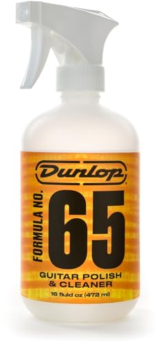 Guitar Cleaner Dunlop 6516 élimine traces de doigts vernis ternes spray 472ml