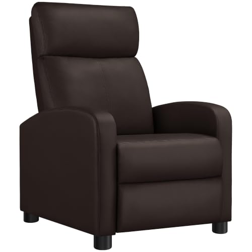 Yaheetech Recliner Chair Faux Leather Recliner Sofa...
