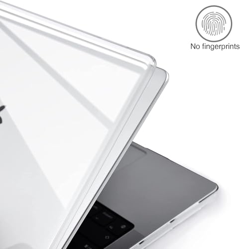 MacBook Pro対応 保護ケース 対応機種：13インチM2 M1 チップ 2016 2018 2019 2020 2022 リリース、型番 A2338 A1706 A2289 A2251 A2159 A1989 ケース超薄型カバー - クリスタルクリア（MacBook Pro）