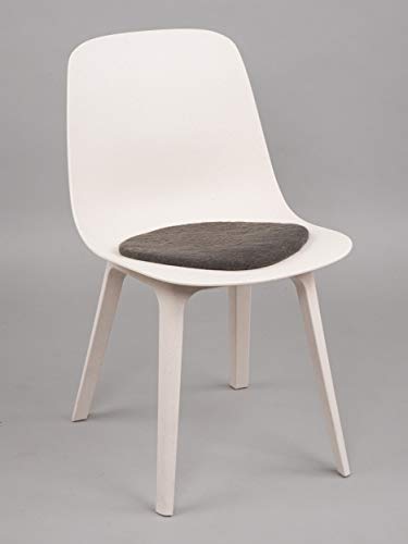 myfelt Kuno Flat Felt Round Seat Pad 36cm, Charcoal, 36 cm - Image 2