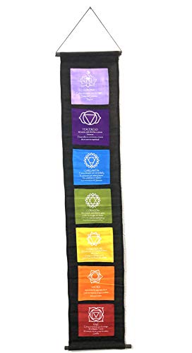 TB Tela Decorativa con Los Símbolos De Los 7 Chakras/N