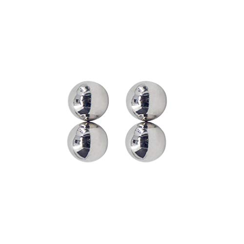 ARTIBETTER 4 Pares de Anéis de Mamilo Magnéticos Não Perfurantes Anel de Mamilo Ajustável Piercing F