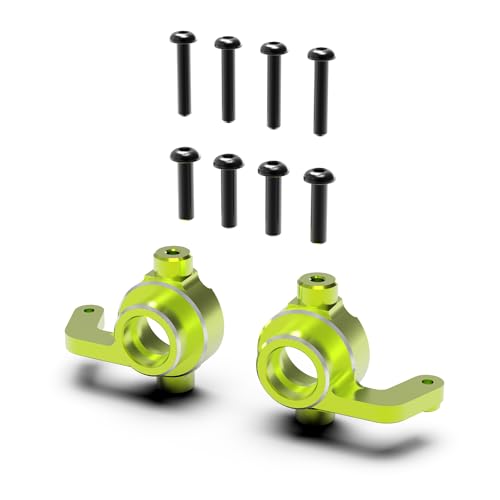 CROBOLL R11132 Upgraded Aluminum Front Steering Hub 2PCS for RC Car, Spare Parts RC Truck for RZ001 and XTS-F10