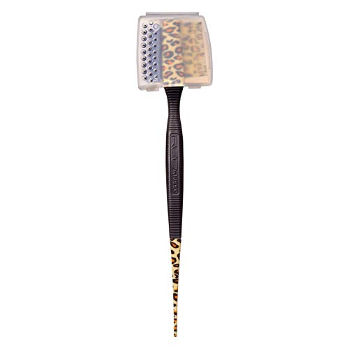 Red By Kiss Professional 3 In 1 Edge Brush. Comb. Rat-Tail Brush With Case #TOP2