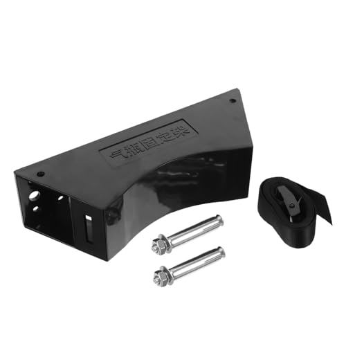 KICHOUSE Gas Bottle Holder Propane Tank Bracket Wall Gas Cylinder Bracket Wall Mount Cylinder Stand Wall Mount Cylinder Bracket Wall Cylinder Holder Wall Gas Cylinder Stand Black Pp