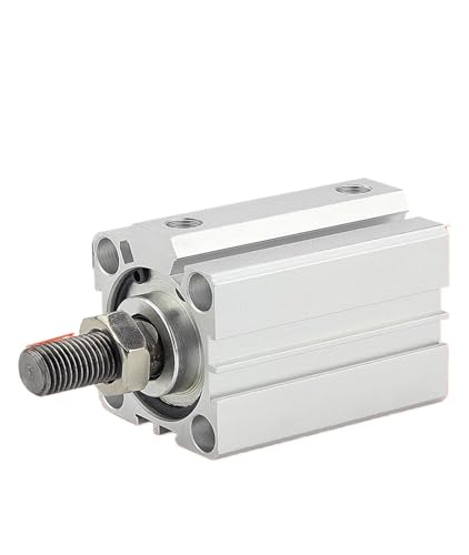 Vérin pneumatique mince SDA80 actionneur compact double effet à filetage mâle extérieur
