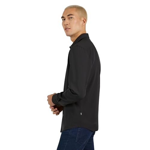 DKNY Men's Long Sleeve Button Down Shirt - Mens Casual Button Up Shirt4