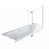 baignoire balneo 2 places avec rechauffeur  Baignoire droite 170 x 70 JACOB DELAFON Evok, deux places + pare bain