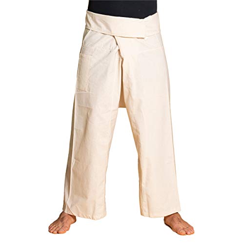 PANASIAM Fisherman Pants Unicolor, naturewhite, L