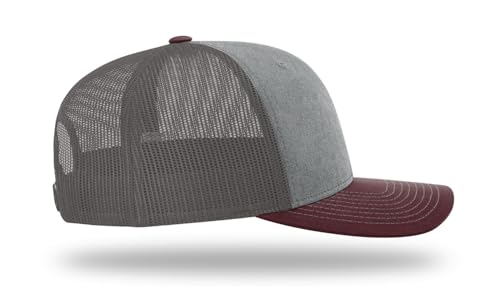 Image of Richardson 112 Trucker Hat - Premium Blank Baseball Cap, Adjustable Snapback Hat - Structured Six Panel Richardson Blank Hats