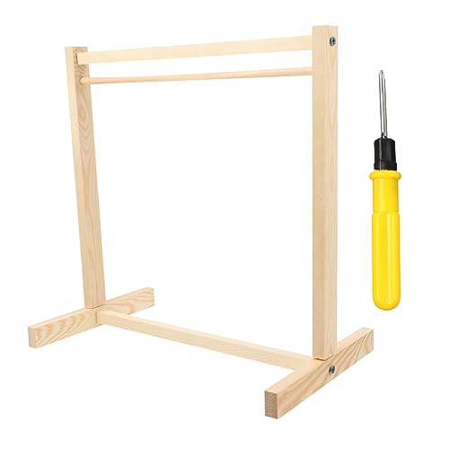 KESYOO 1Pc Wooden Doll Clothes Hanger Garment Holder for Doll Outfits Neat Organization for Creative Play Safe Smooth Surface