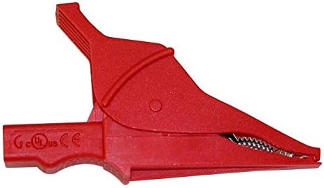 AEMC 5100.00 Safety Alligator Clip, Red