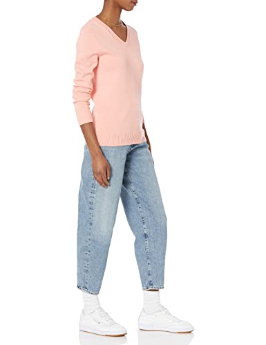 Image of Amazon Essentials Women's Lightweight Long-Sleeve V-Neck Cotton Sweater