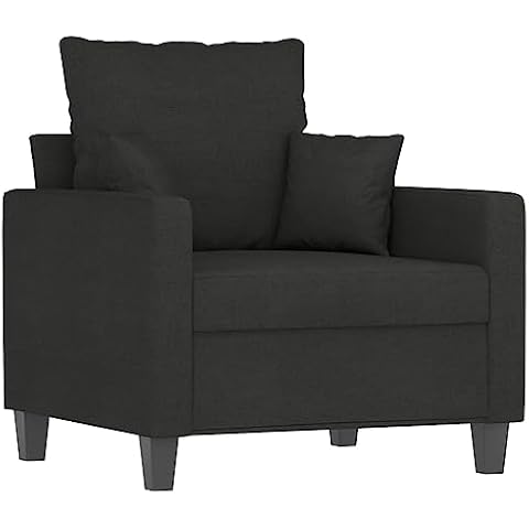 Fauteuil vidaXL Moderne Noir Cover