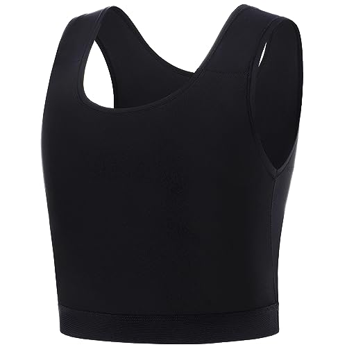 Chest Binder for Transgender Half FTM Binder Trans Breathable Compression Bra