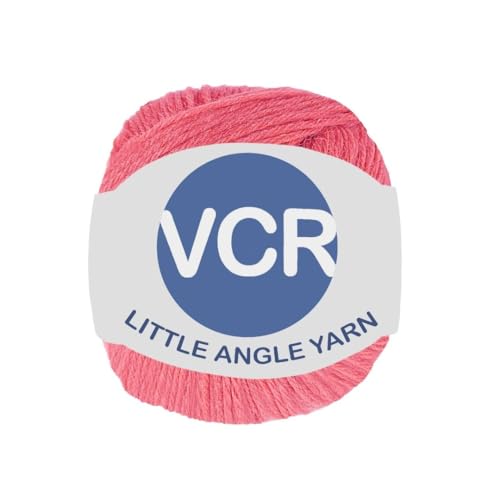 Image of VCR 4 Ply Coral Pink Little Angle Yarn, 25 Grams, 92 Meters Length, 100% Acrylic Soft Baby Knitting Yarn for Crochet, Newborn Sweaters, Soft Baby Socks, Mittens and Leggings, Pack of 1