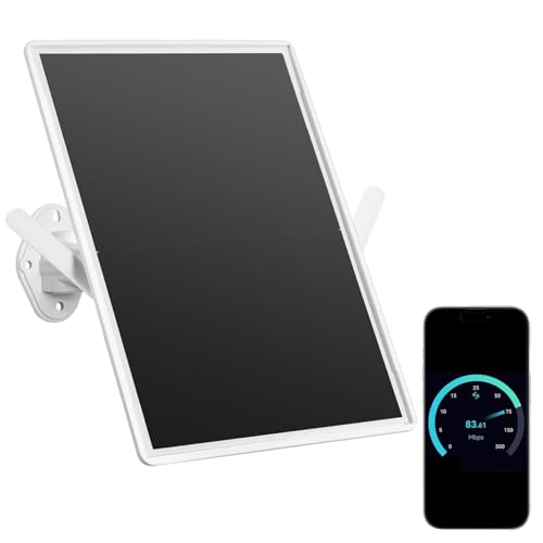 Solar Outdoor 4G Router with SIM Card Slot,Single-Band, 2.4 GHz WiFi Surport 8 Camera, 15W Solar Panel, Built-in 20000mAh Battery,Waterproof IP65, Outdoor WiFi Solution for Securiy Camera