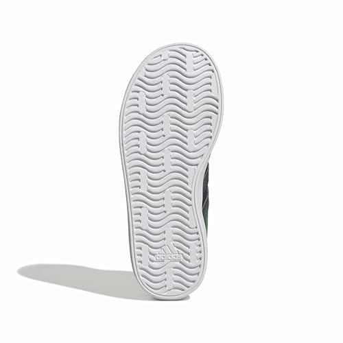 Image of adidas Kids' VL Court 3.0 Elastic Lace & Strap Shoe