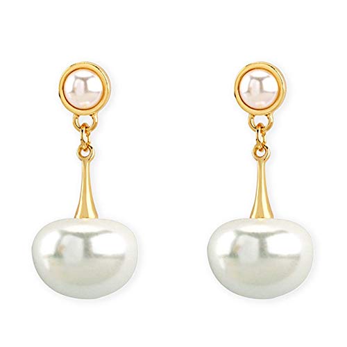 Boucles d'oreilles en Perles Cellacity en Argent 925 de Forme Goutte d'eau
