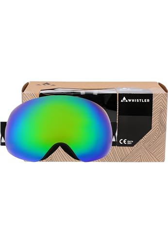 WHISTLER WS6100 1001A Unisex Ski Goggles Black One Size, 1001a Black - Image 2