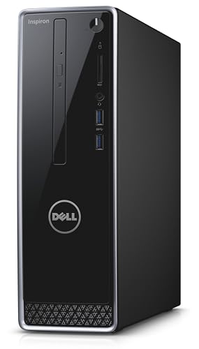 Image of Dell Inspiron 3268 Premium High Performance Small Desktop Pc, Intel Core I3-7th Gen, 4Gb Ddr4 Ram,1Tb Hdd,Dvd /Cd+ /-Rw,Windows 10, Black-With Monitor