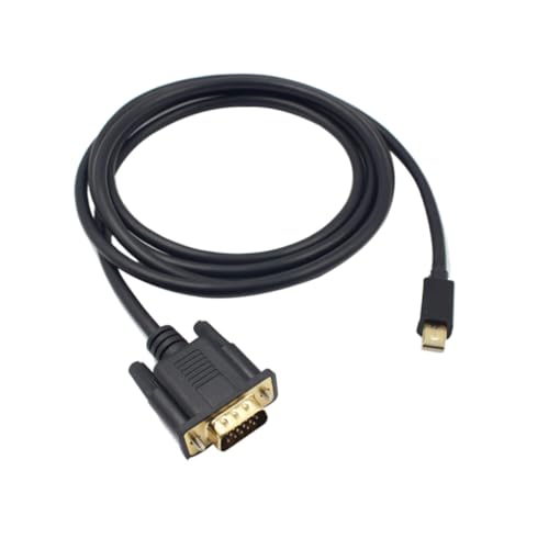 DIYEAH 1.8m Cable Adaptador Mini Vga De Cable Displayport Vga Revestimiento Estándar para Dispositivos Mini Displayport