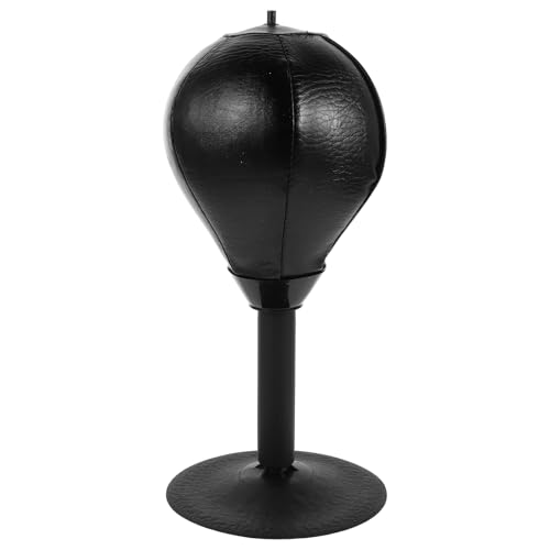 BESTonZON Bola de Velocidad de Boxeo Protector de Esquina de Bolsa Mini Carrito de Compras Colgante Colgante de cumpleaños Mini Saco de Boxeo pequeño Saco de Boxeo el plastico Black