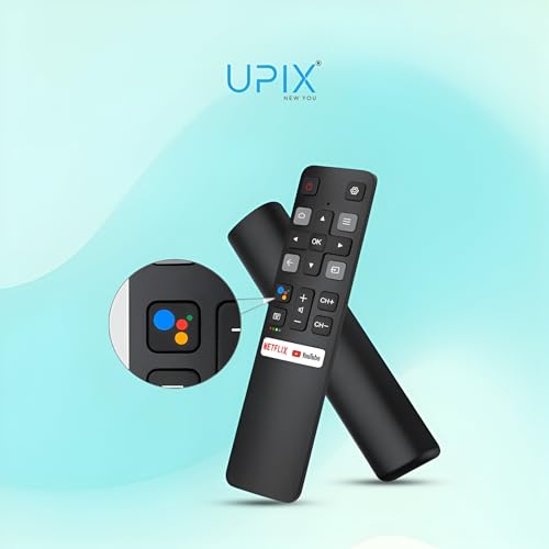 Image of Upix Compatible TCL Smart TV LCD /LED Remote No. 1290 | RC802V FMR1 | with Voice | Netflix Function | Exactly Same Remote Will Only Work | Pairing is Required