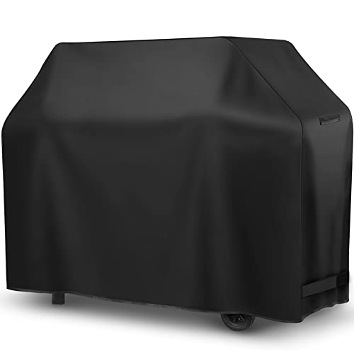 ANSTA Housses pour Barbecue Housse de Barbecue étanche Couverture de Barbecue Coupe-Vent, indéchirable avec Sangles et Sac de Rangement 147cm*61cm*122cm