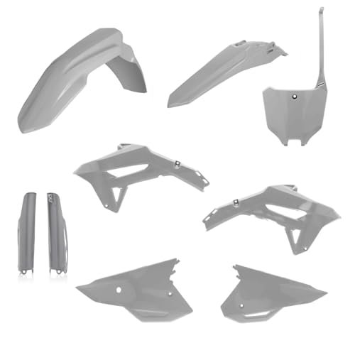 Acerbis Full Plastic Kit – Compatible with Honda CRF250R (22-24), CRF450R (21-24) – gray