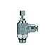 AIGNEP USA 89958-04-02 Flow Control, Knob Adjustment, Flow Out, 1/4" Tube x 1/8" Swift-Fit Universal Thread (Metallic Release Collet)