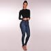 STRIR-Ropa Vaqueros Talla Grande Mujer,Mujer Flacos De Cintura Alta Leggings Elásticos Skinny...