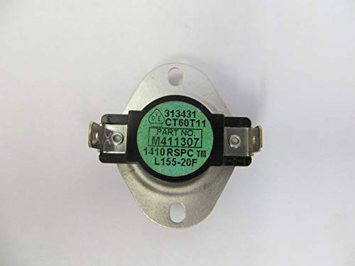 Amazon.com: M411307 Hi-Limit Green Dryer Thermostat : Appliances