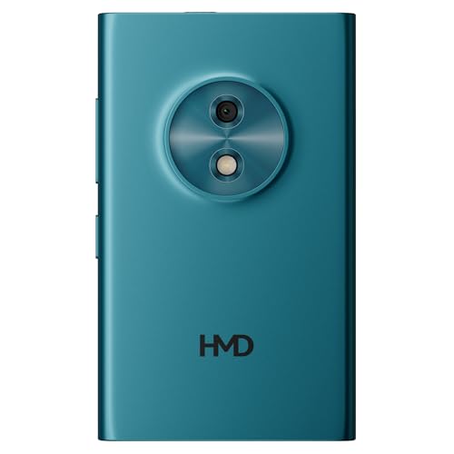Image of HMD Touch 4G, World's First Hybrid Phone | Enjoy Chatting & Video Calls via Express Chat (Works with Android & iOS), Cloud Phone Apps, Wi-Fi & Hotspot, 1 Year Replacement Guarantee | Cyan