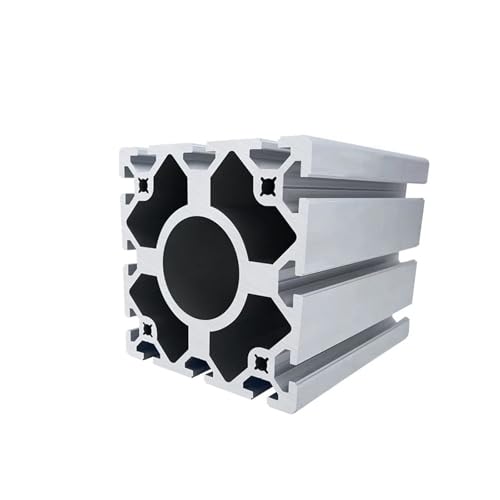 GTPBAO Industrial 120120 Aluminum Profile Heavy Load 120x120mm Square Column Extrusion Plane for Machinery Beam Equipment Framework Extruded Rail(450mm 17.72