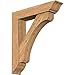 Ekena Millwork BKT0806X36X40LEC01SWR Legacy Traditional Smooth Bracket w/Offset Brace, Western Red Cedar