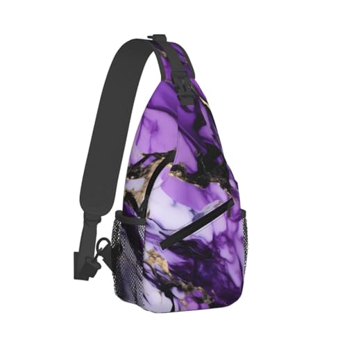 Mochila tipo bandolera negra para senderismo y viaje miniatura 2